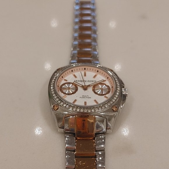DYRBERG/KERN Two Tone Womens Watch with Swarovski Crystals - Picture 3 of 7